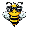 Bee Comic Sunglasses