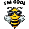 Bee Comic Sunglasses