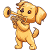 Dog Dancing Trumpet