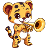 Trompette guépard Trompettes
