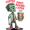 Zombie Coffee Addict Design