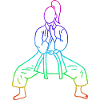 Seiyunchin Female Outline Rainbow