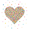 Confetti Heart