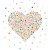 Confetti Heart