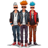 Three Punks