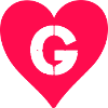 Heart Letter G