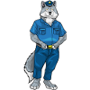 Wolf Policeman Police