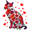 Fleurs Chat