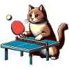 Chat de ping-pong
