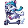 E-Scooter E-Scooter Kick Scooter Cat
