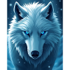 Anime Snow Wolf