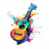 Ukulele Street Art