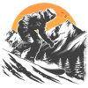 Snowboarder Drawing