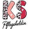 KS Pflegeheldin Herz Leopardmuster