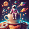 Pause beignet de l’espace