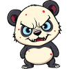 Angry Zombie Panda