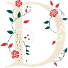 Lettre D Monogramme Rétro