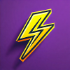 Strong lightning bolt symbol
