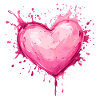 Cadeau de Saint-Valentin Coeur Rose