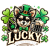 Saint-Patrick Leprechaun Chihuahua Heureux