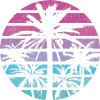 Retro Palm Tree