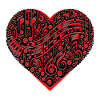 Musical Notes Heart