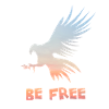 Stylischer Adler will frei sein