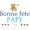 Bonne fête Papy. Annonce grossesse bébé.