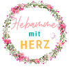 Hebamme mit Herz - personalisierbares Design