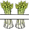 Asparagus two bundles banner