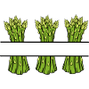 Asparagus three bundles banner