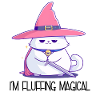 I’m Fluffing Magical – Dicke Zauberkatze