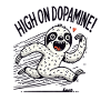 Running sloth full on dopamine