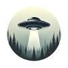 UFO-Begegnung im Wald