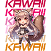 Kawaii Chibi Anime Girl in Cat Costume