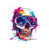 Ski Skull Ski Goggles