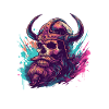Viking Skull Odin