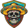 Mexican Skeleton Sombrero