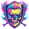 Punk Skeleton Party