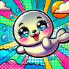 Bunte robbe