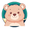 Baer Teddybär Waldtier