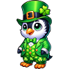 Mignon Dessin Animé Pingouin Saint-Patrick