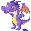 Lila Drache