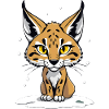 Cute little lynx