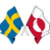 Drapeau Suède, drapeau Groenland