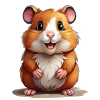 Super cute hamster