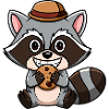 Chibi Kawaii Raccoon