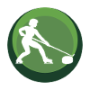 Curlingstick Curling player