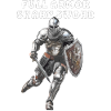 ARMURE COMPLÈTE ÉPÉE TRANCHANTE