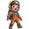 Garçon astronaute